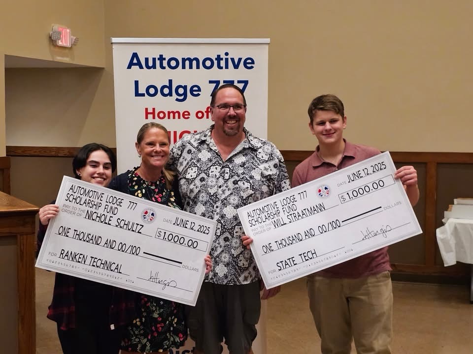 Buchheit Foundation Donates to IAM Local 777 Scholarship&nbsp;Fund