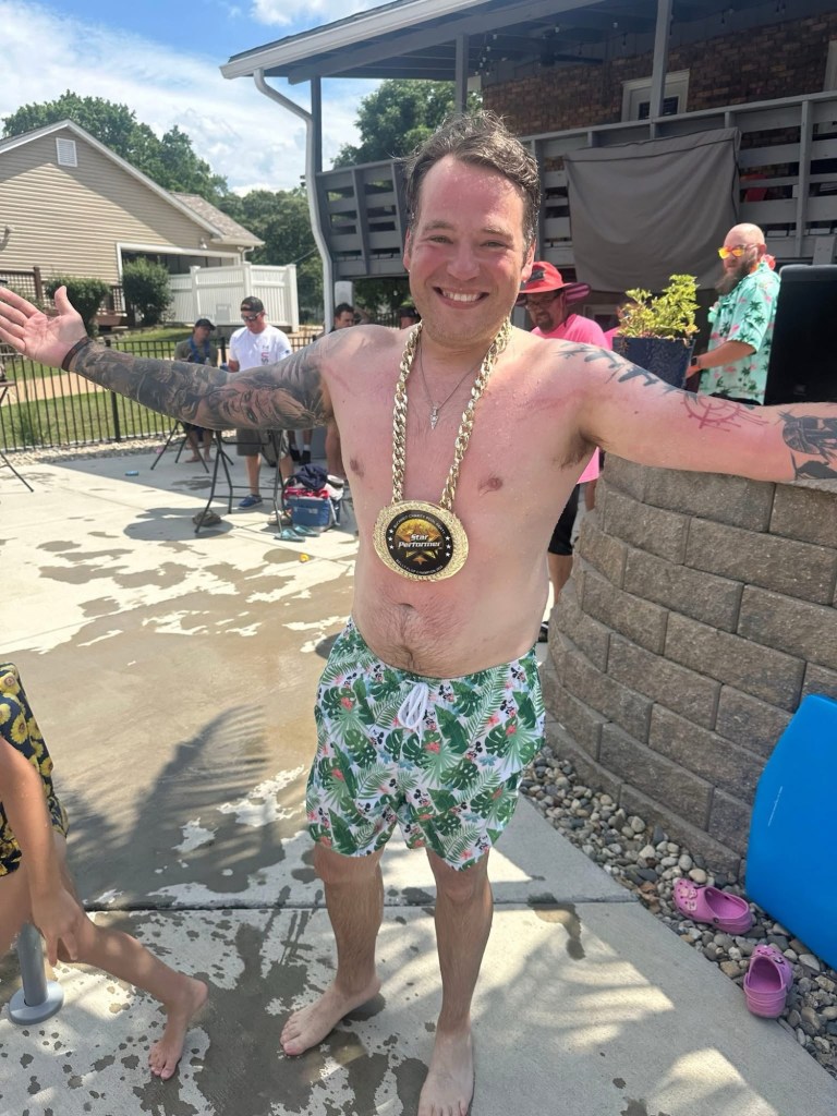 belly flop contest winner